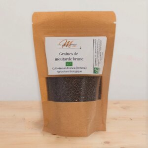 Sachet de graines de moutarde brune